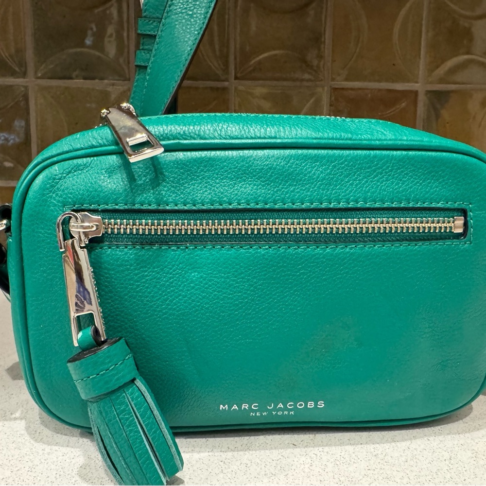 Marc Jacobs Teal Leather Camera Bag - Marc Jacobs